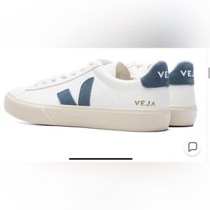 Women’s NEW Veja White and Blue Sneakers